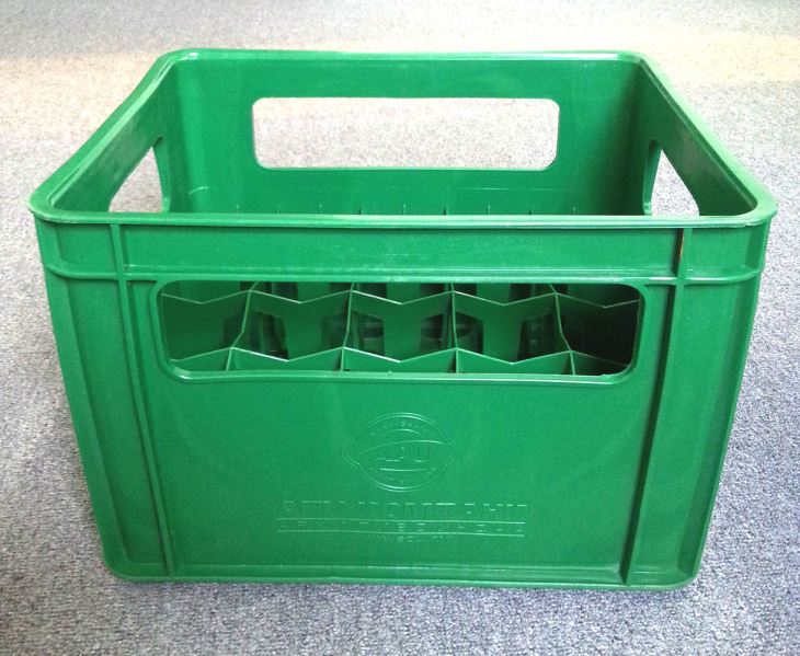 Green Color Beer Crate