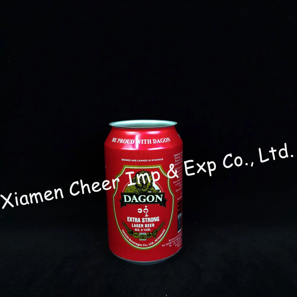 330ml beer can red