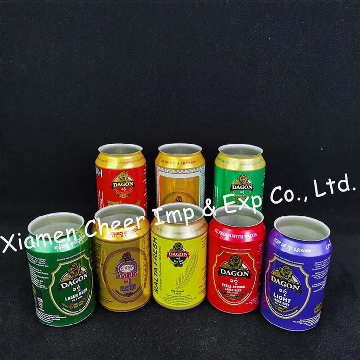 330ml Aluminium Beer Can Red Color Printing